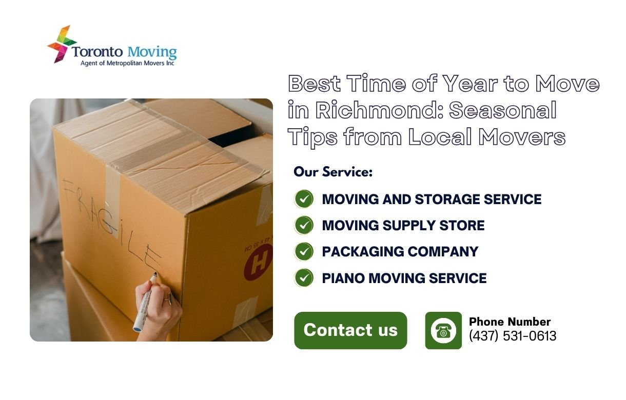 Best Time of Year to Move in Richmond Seasonal Tips from Local Movers