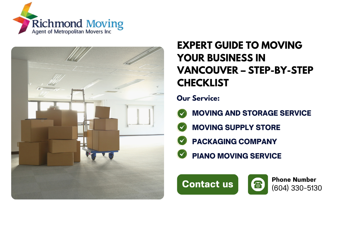 Expert Guide to Moving Your Business in Vancouver – Step-by-Step Checklist