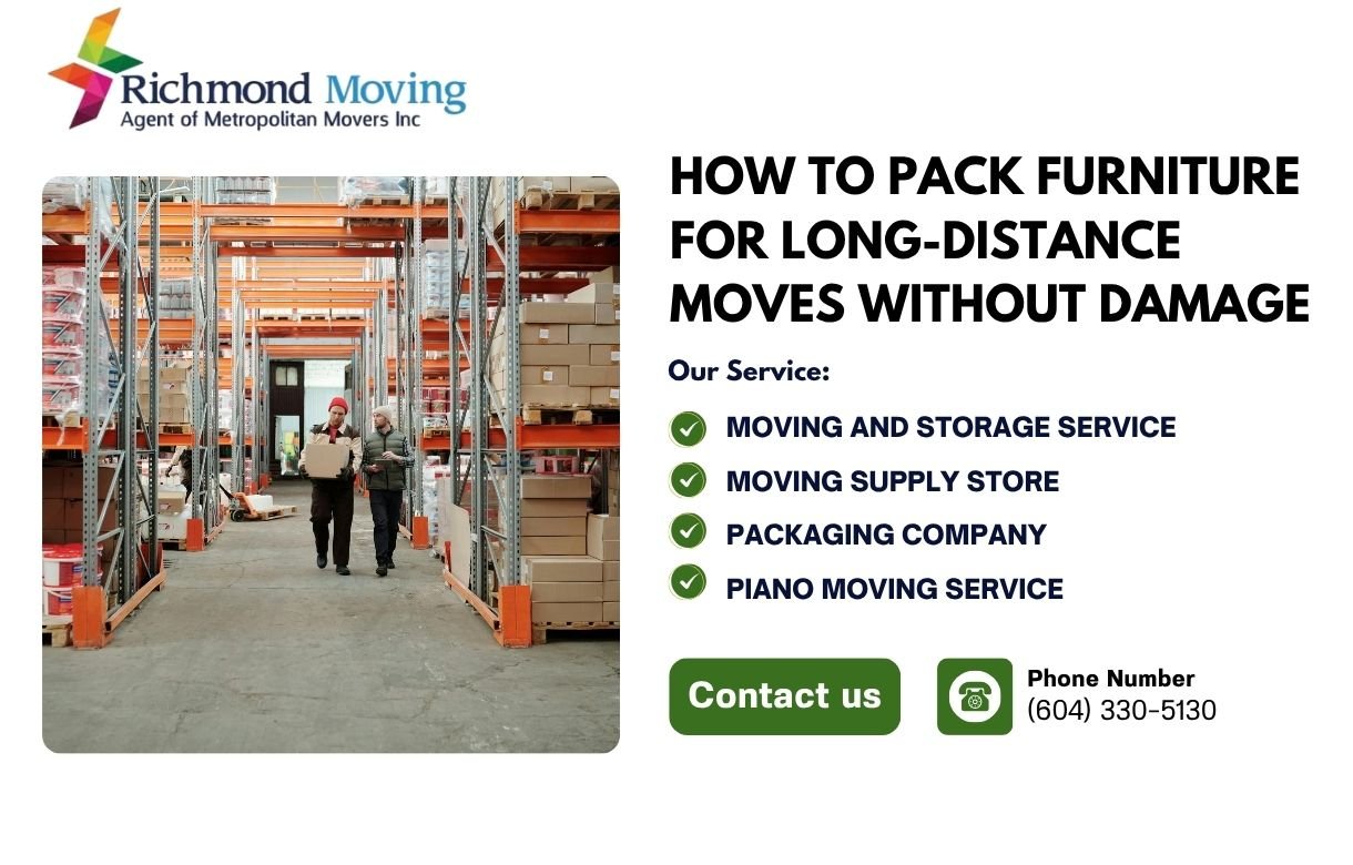 How to Pack Furniture for Long-Distance Moves Without Damage