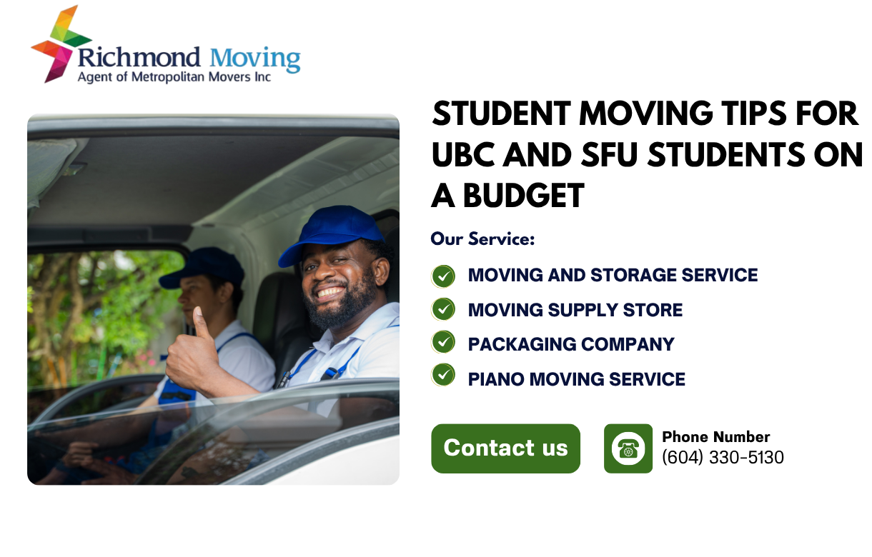Student Moving Tips for UBC and SFU Students on a Budget
