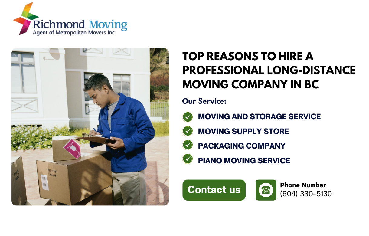 Top Reasons to Hire a Professional Long-Distance Moving Company in BC